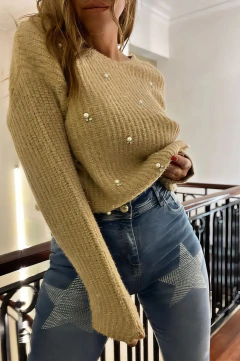 SWEATER CAMEL PERLA