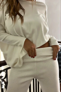 Imagen de PANTALON TEJIDO PINT WHITE