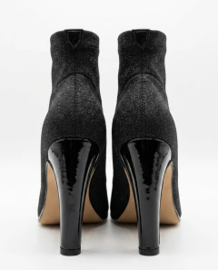 Botineta ANCONA GLITTER NEGRA - comprar online