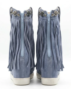 BOTITAS FLECOS VENECIA CELESTE - comprar online