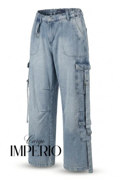 JEANS CARGO WIDELEG IMPERIO