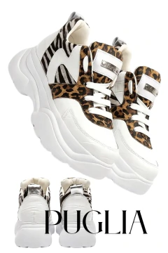 ZAPATILLA PUGLIA ANIMAL WHITE