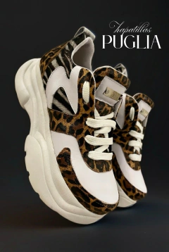 ZAPATILLA PUGLIA ANIMAL PRINT