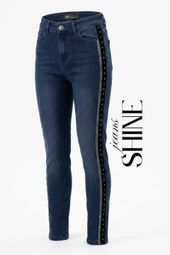 JEANS ELAST SHINE GUARDA Strass