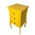 CRIADO MUDO QUADRADO 3 GAV AMARELO - comprar online