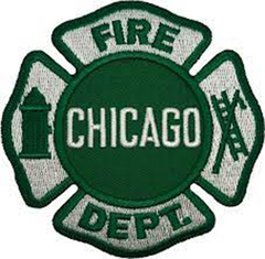 Parches Apliques Bordados Salud Bomberos Chicago Mod83