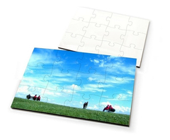 35 Rompecabezas Puzzles Madera Brillante Sublimar 17x8 Cm - comprar online