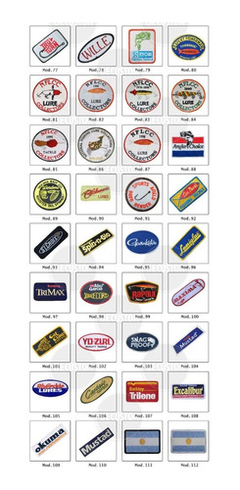 50 Parches Bordados Pesca Deportiva Fishing Fish - tienda online