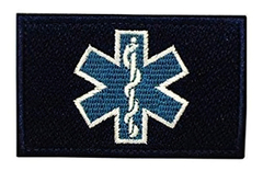 Parche Bordado Paramedico Cruz Vida Médico Salud Mimeticobv2