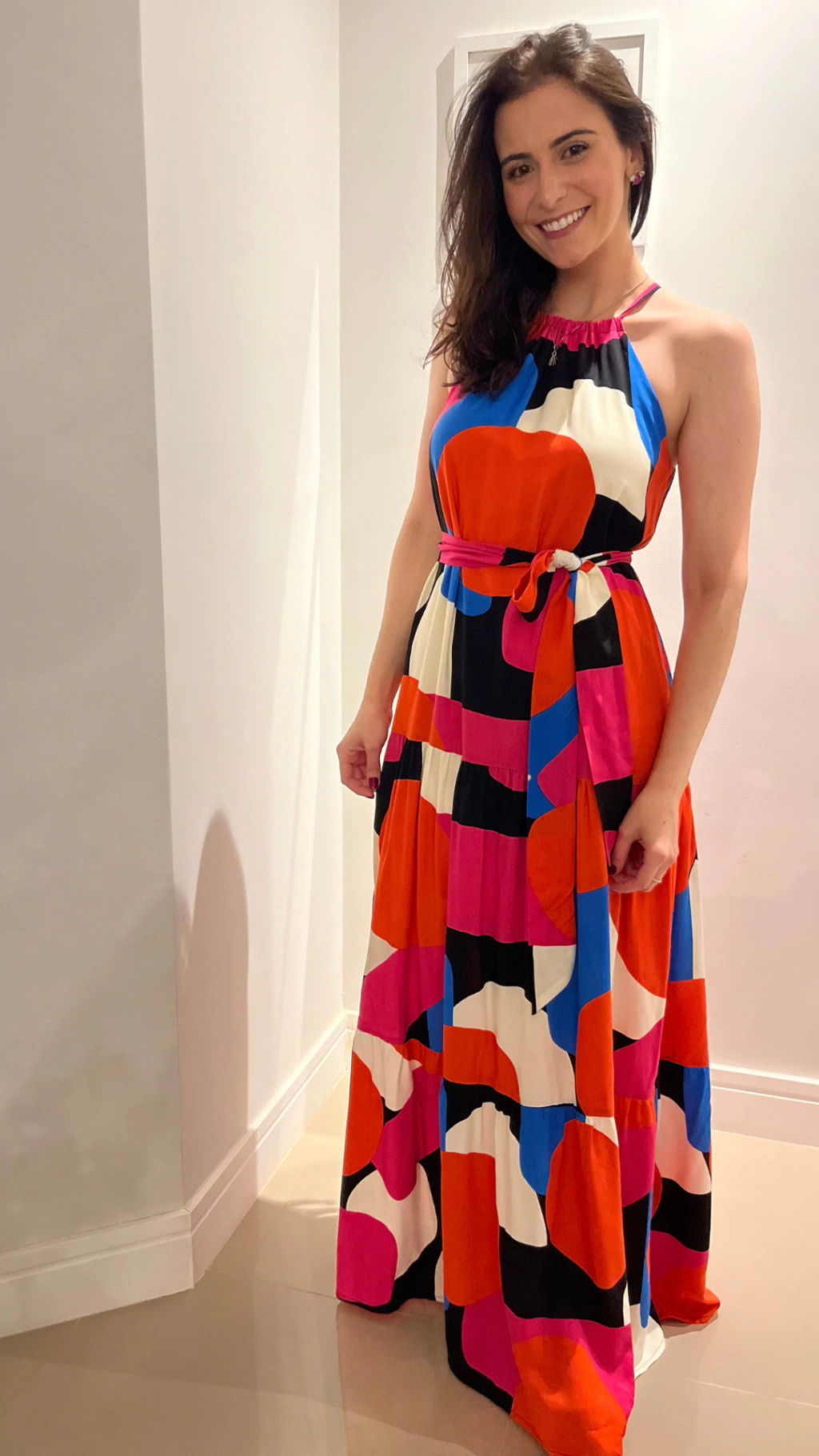 Vestido Frente Única - Geométrico