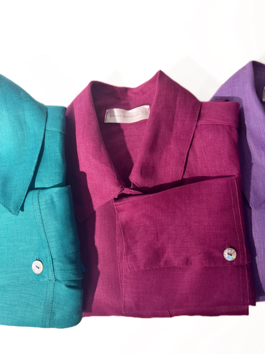 Camisa Linho e Viscose - Cor Marsala