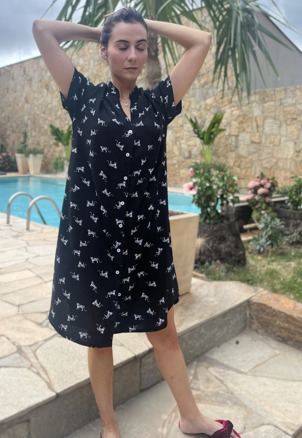 Camisola Tigre - Preto e Branco