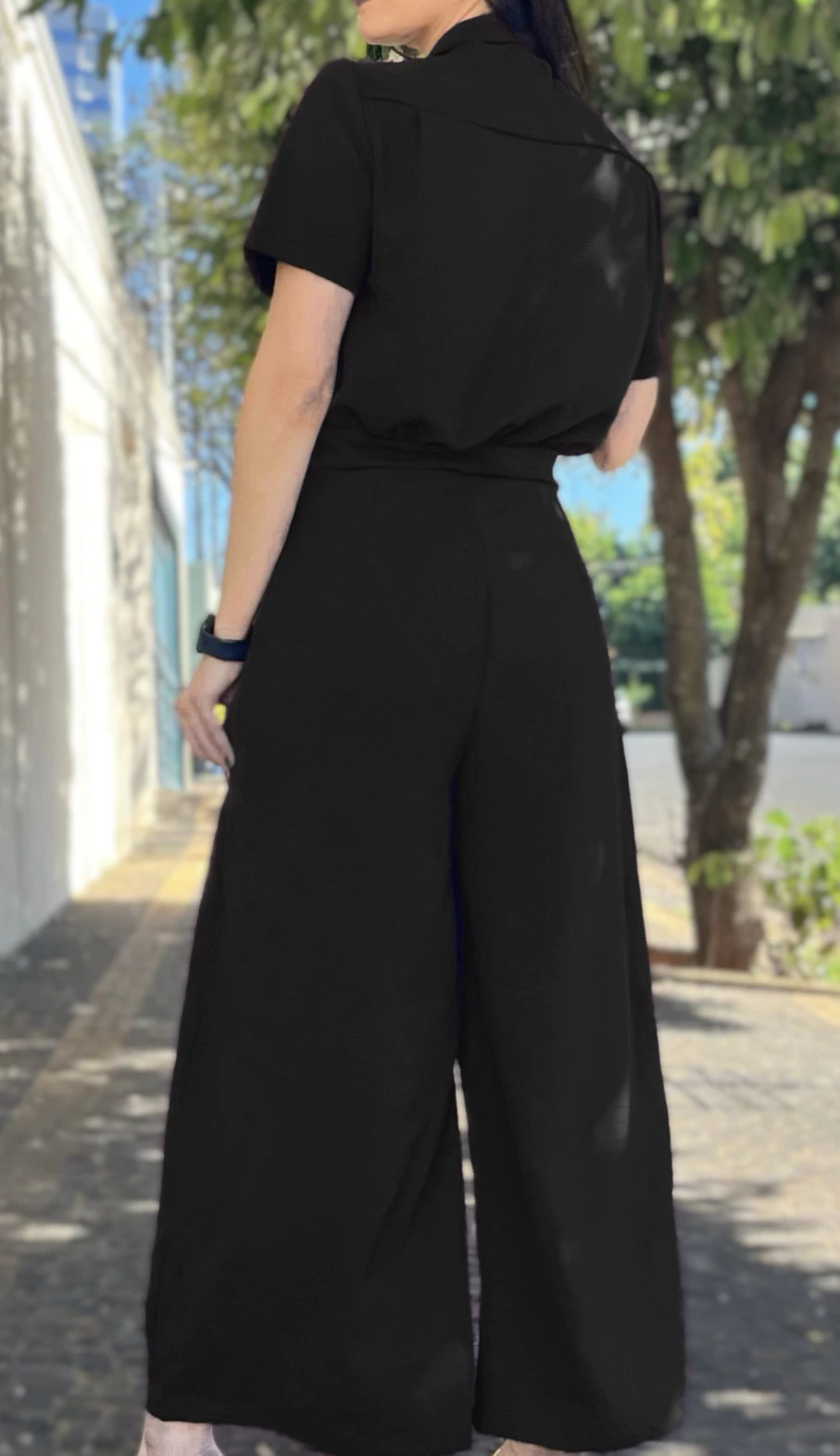 Macacão Estela - Preto