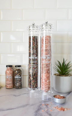 Molinillo cristal Jumbo combo x2 unidades - Ricco Gourmet