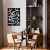 Quadro Decorativo Abstrato, White Brush Strokes