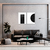 Image of Conjunto Quadro Decorativo Black Minimalist