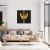 Conjunto Quadro Decorativo Asas de Borboleta Amarela