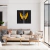 Conjunto Quadro Decorativo Asas de Borboleta Amarela