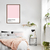 Quadro Decorativo Color Card, Rose Quartz - loja online