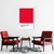 Quadro Decorativo Cores, Crimson Red