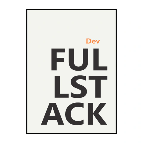 Quadro Decorativo Programador Full Stack