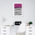 Imagem do Quadro Decorativo Roxo, Linhas Abstratas