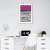 Quadro Decorativo Roxo, Linhas Abstratas