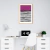 Quadro Decorativo Roxo, Linhas Abstratas