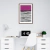 Quadro Decorativo Roxo, Linhas Abstratas - comprar online