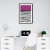 Quadro Decorativo Roxo, Linhas Abstratas