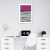 Quadro Decorativo Roxo, Linhas Abstratas