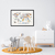 Quadro Decorativo Mapa Mundi Infantil, Animais