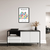 Quadro decorativo Matisse, The Garden, com folhas coloridas em um ambiente moderno e minimalista.