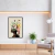 Quadro Decorativo Mulher Negra, Head Flowers Bege - comprar online