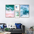 Imagen de Conjunto Quadro Decorativo, Amantes de Mar e Praia