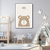 Image of Quadro Decorativo Infantil Didático, Urso