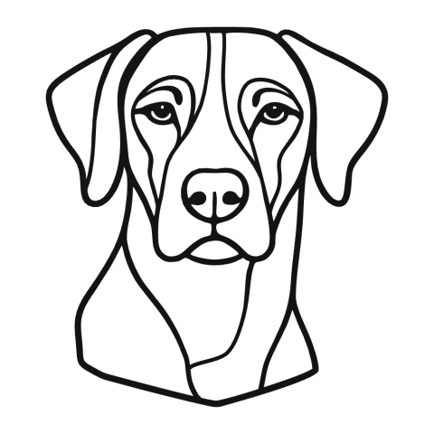 Quadro Escultura de Parede Rhodesian Ridgeback