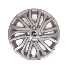 Calota Aro 15 Fiat Argo Cinza Metalizado Logo Preto Original 100256919 - comprar online