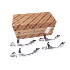 Kit Maçaneta Extarena Cromada Toro Dianteira/Traseira Moapar 100240567 100240488