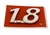 Emblema 1.8 - Fiat Strada Doblo Palio Siena Original 51701526 51701526 - comprar online