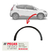 Moldura Paralama Dianteiro Direito Fiat Novo Palio Original 100197616 - loja online