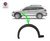 Moldura Para-Lama Dianteiro Esquerdo Fiat Palio Weekend 2008-2020 100175616 na internet