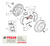 Imagem do Par Regulador De Freio Doblo Novo Uno Strada Original (2Pcs) 7082147