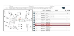 Refletor Traseiro Esquerdo Fiat Strada 2013-2021 51925934