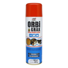 Graxa Branca de Lítio Spray Orbigrax Orbi 300ml