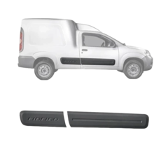Kit Friso Moldura Lateral Direita Fiat Nova Fiorino 2011-2021 100185815+100214986