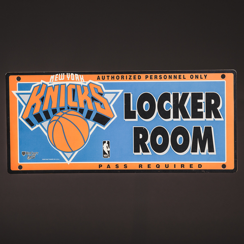 PLACA KNICKS LOCKER ROOM