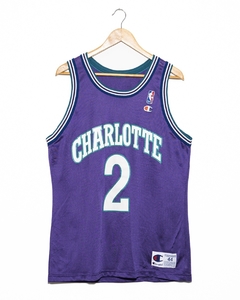 LARRY JOHNSON - CHARLOTTE HORNETS - CHAMPION