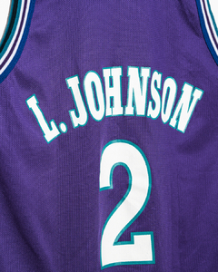 LARRY JOHNSON - CHARLOTTE HORNETS - CHAMPION