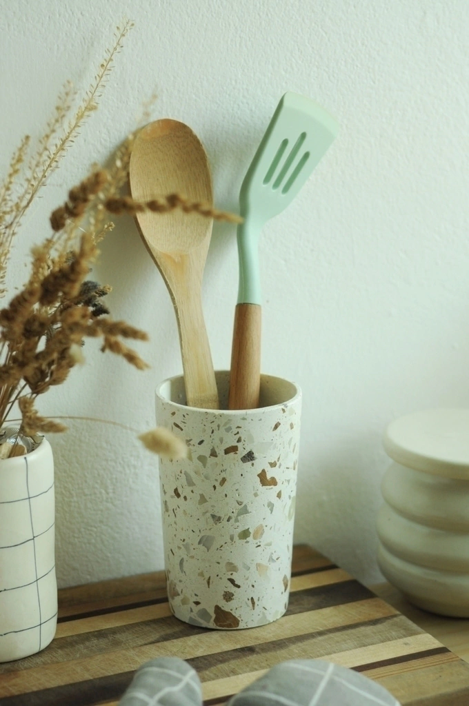 Porta utensilios blanco onix